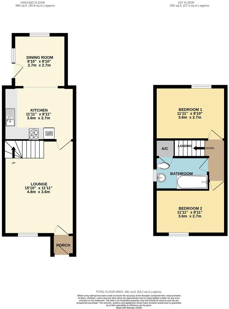 Threemilestone, Truro floorplan