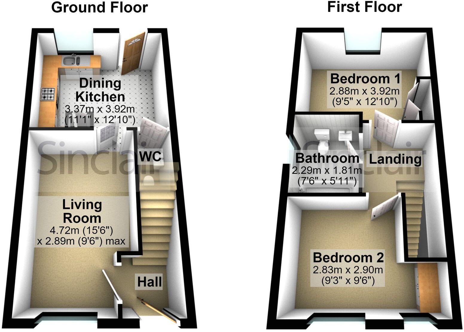 Strawflower Road, Shepshed, LE12 floorplan