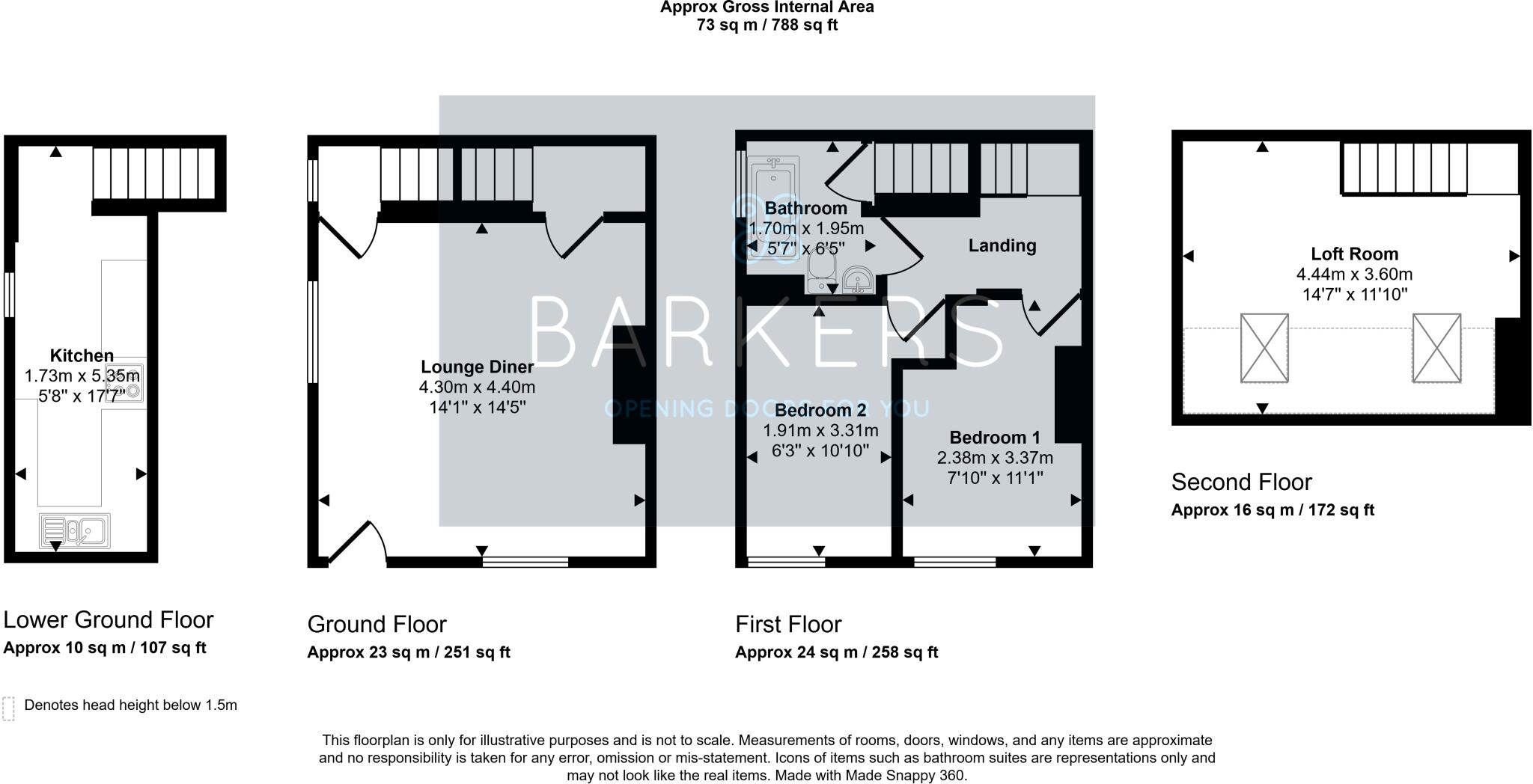 Pearl Street, Batley floorplan
