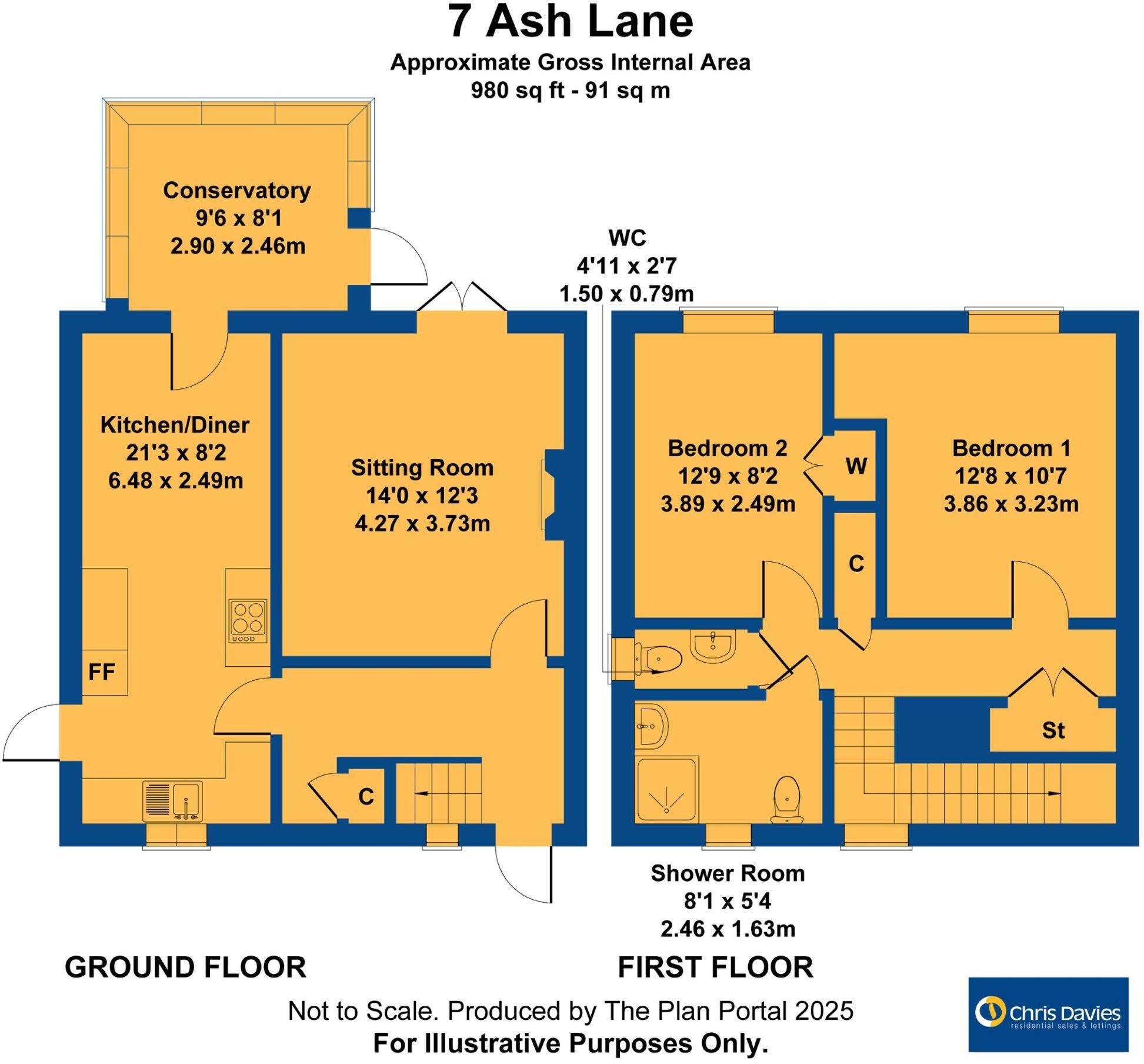 Ash Lane, St. Athan, CF62 floorplan