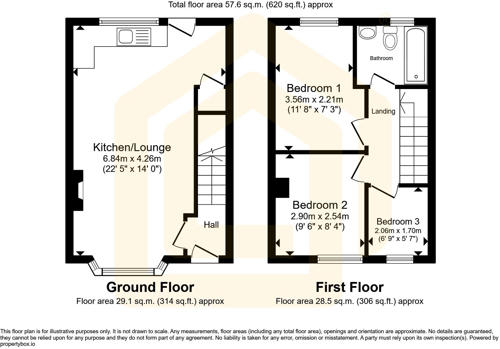 88 Pearson Avenue, Coventry, CV6 7DF floorplan