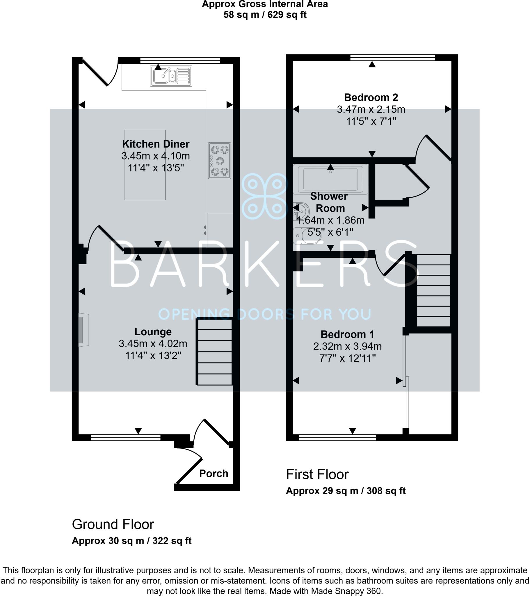 Brownhill Road, Birstall floorplan