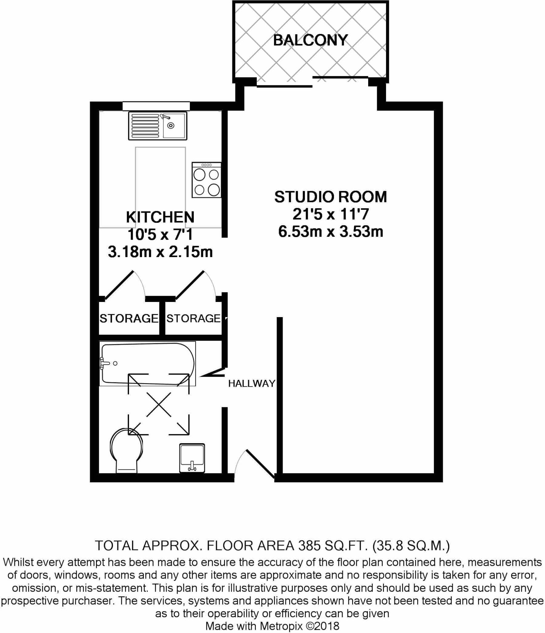 Stretford Court, 110 Worple Road, London, SW19 floorplan