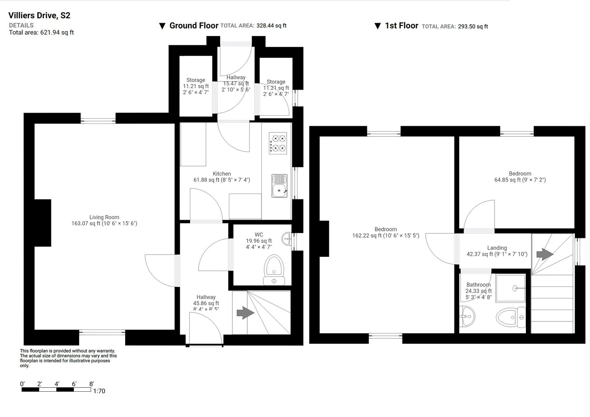 Villiers Drive, Sheffield, S2 floorplan