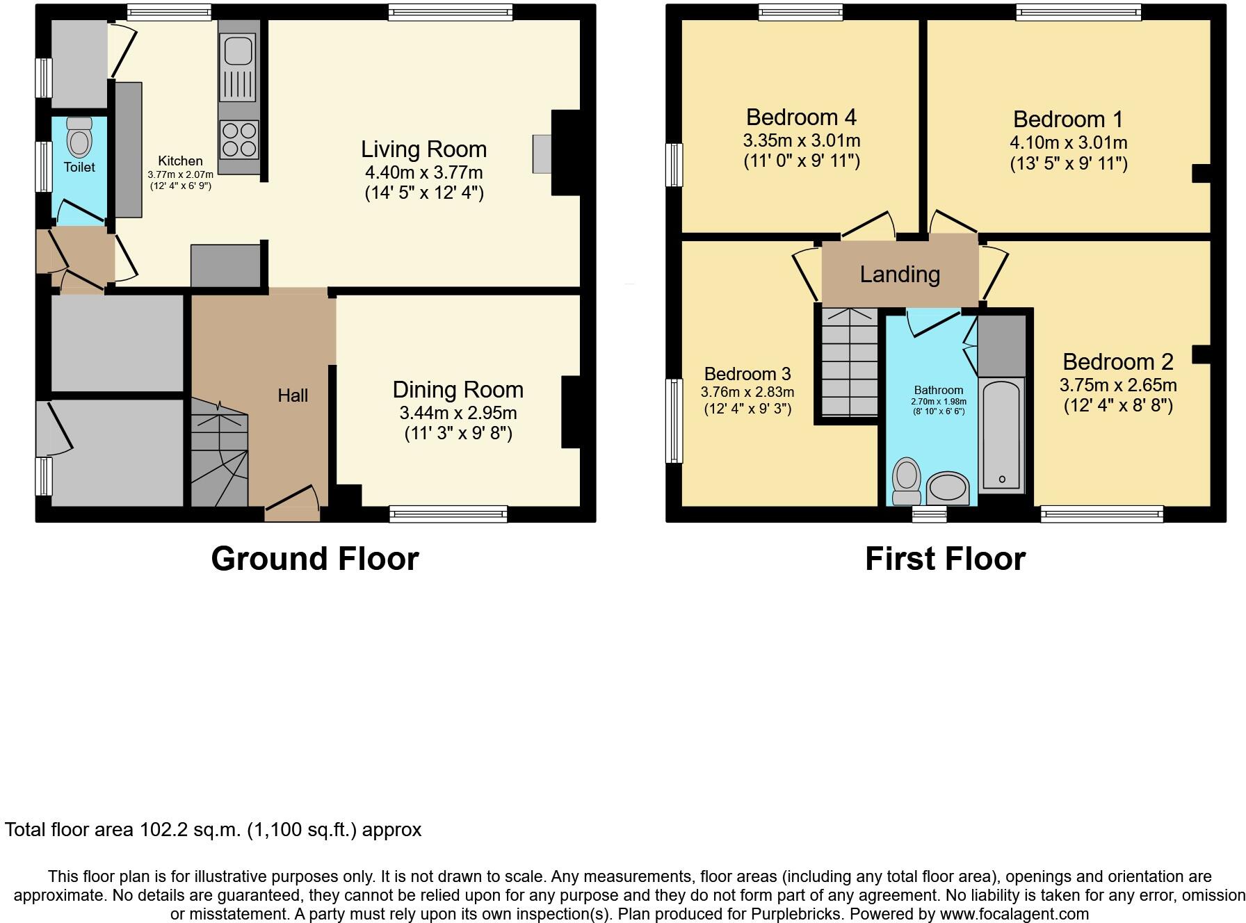 Castellan Rise, Nottingham, NG5 floorplan