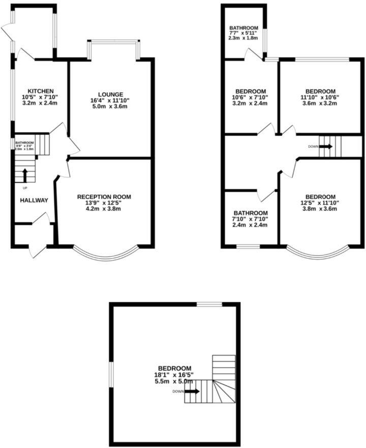 13 Laverton Road, St. Annes, FY8 1EW floorplan