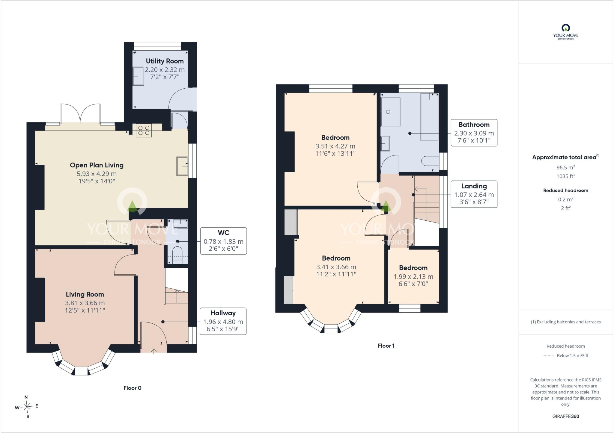Linden Grove, Houghton Le Spring, Tyne and Wear, DH4 floorplan