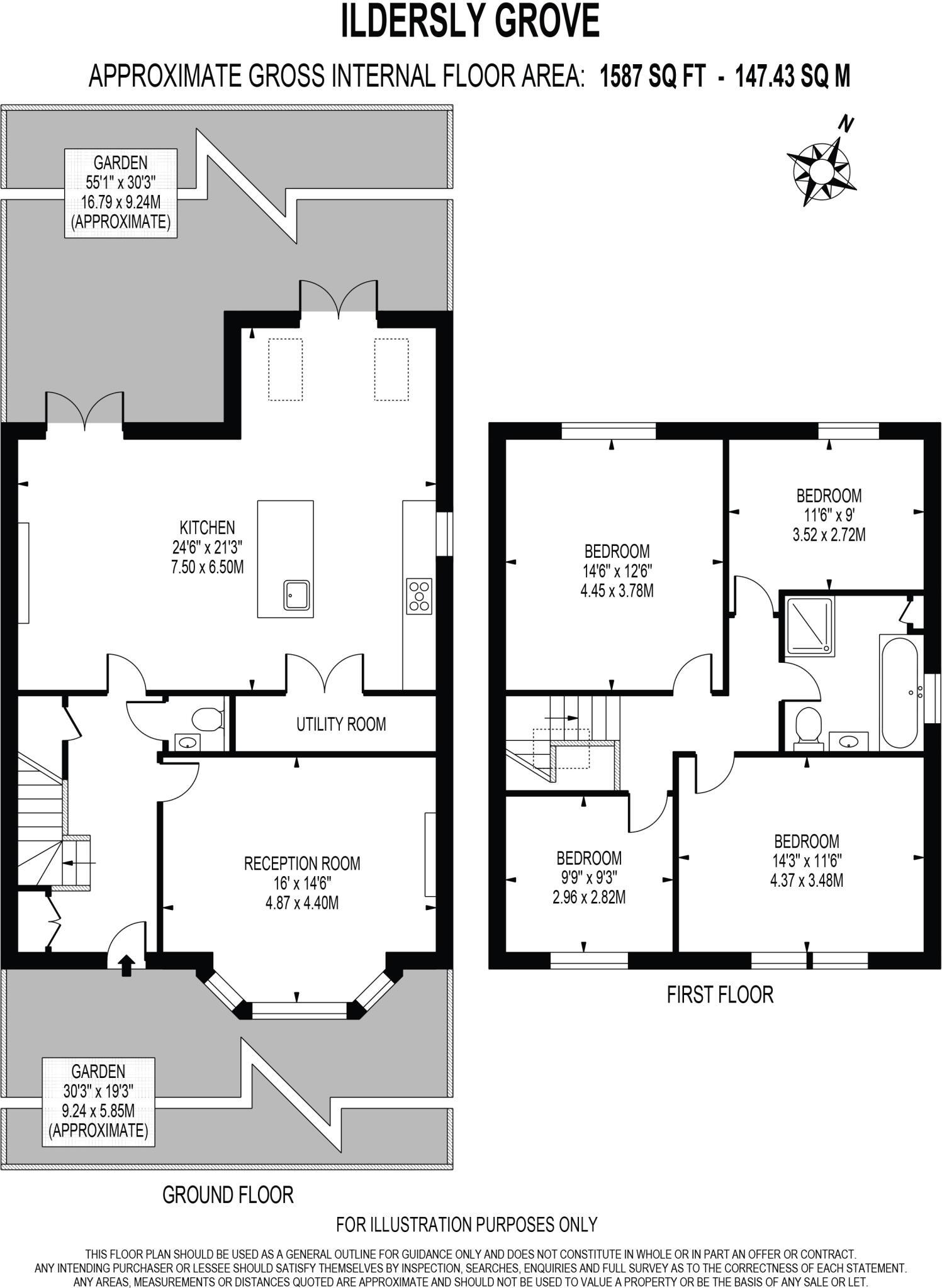 Ildersly Grove London SE21 floorplan