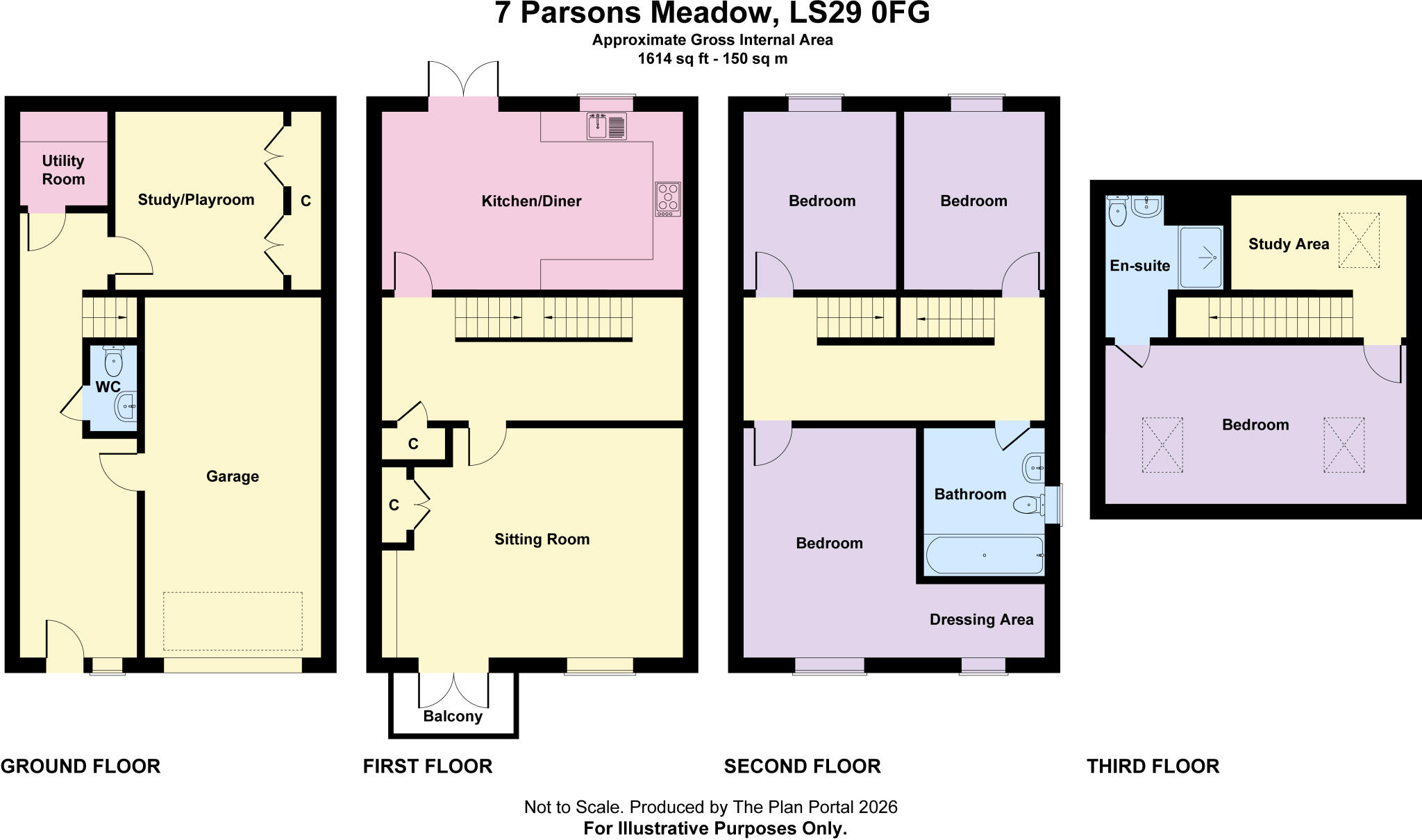 Parsons Meadow, Addingham, Ilkley, LS29 floorplan