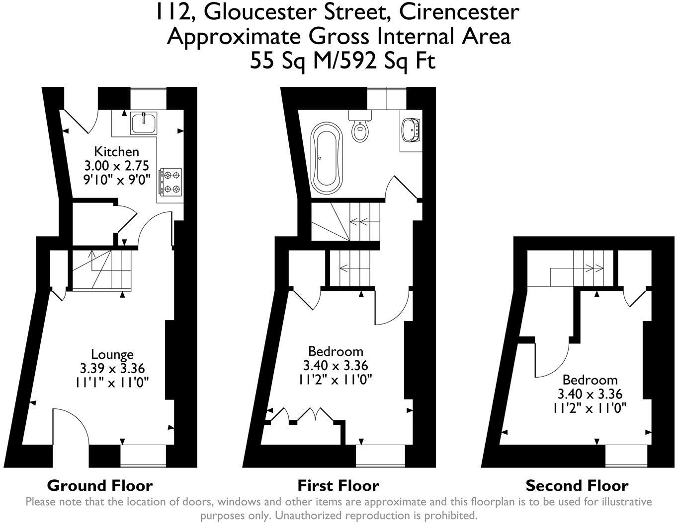 Central Cirencester floorplan