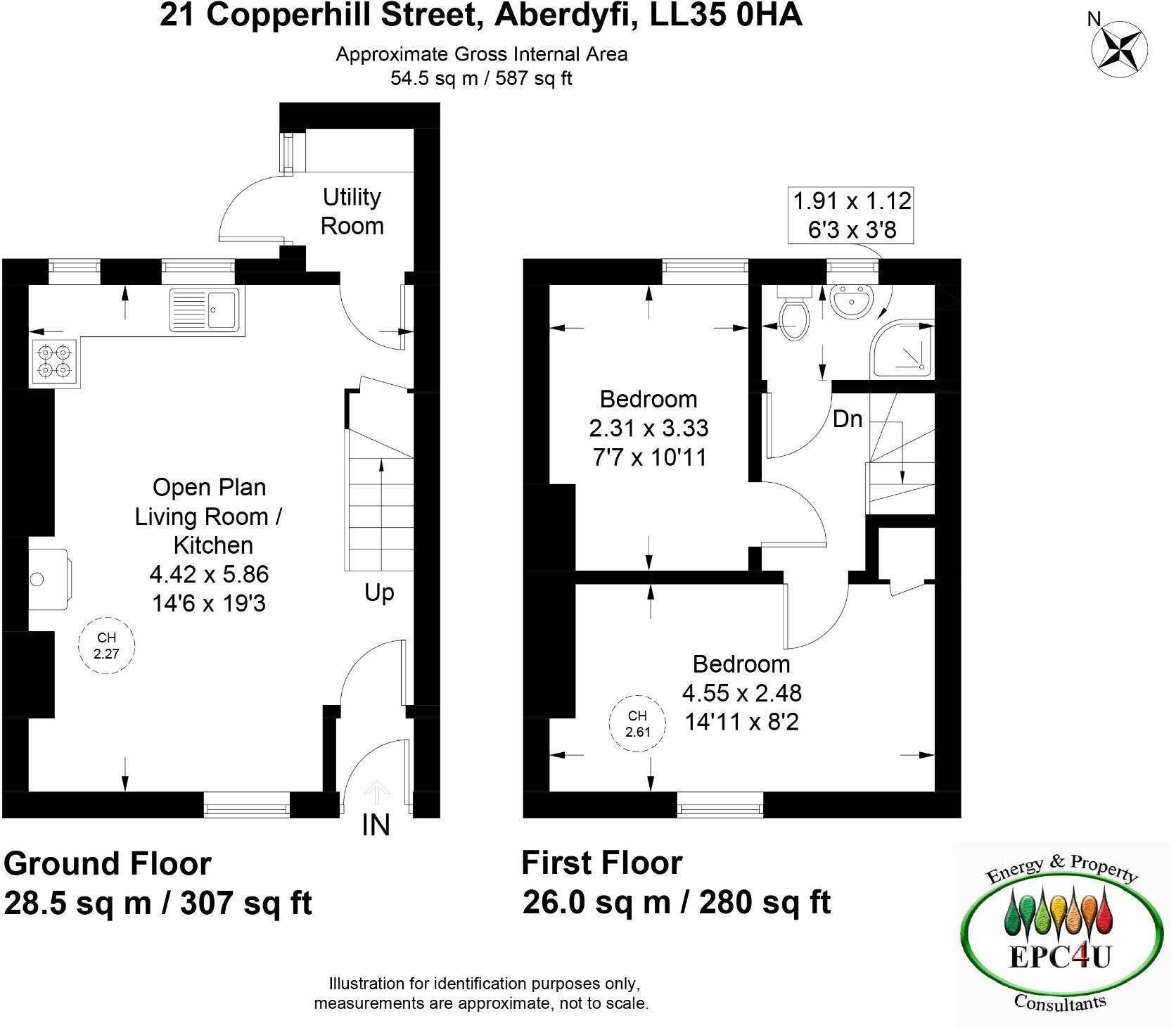 21 Copperhill Street, Aberdyfi, Gwynedd, Mid Wales, LL35 0HA floorplan
