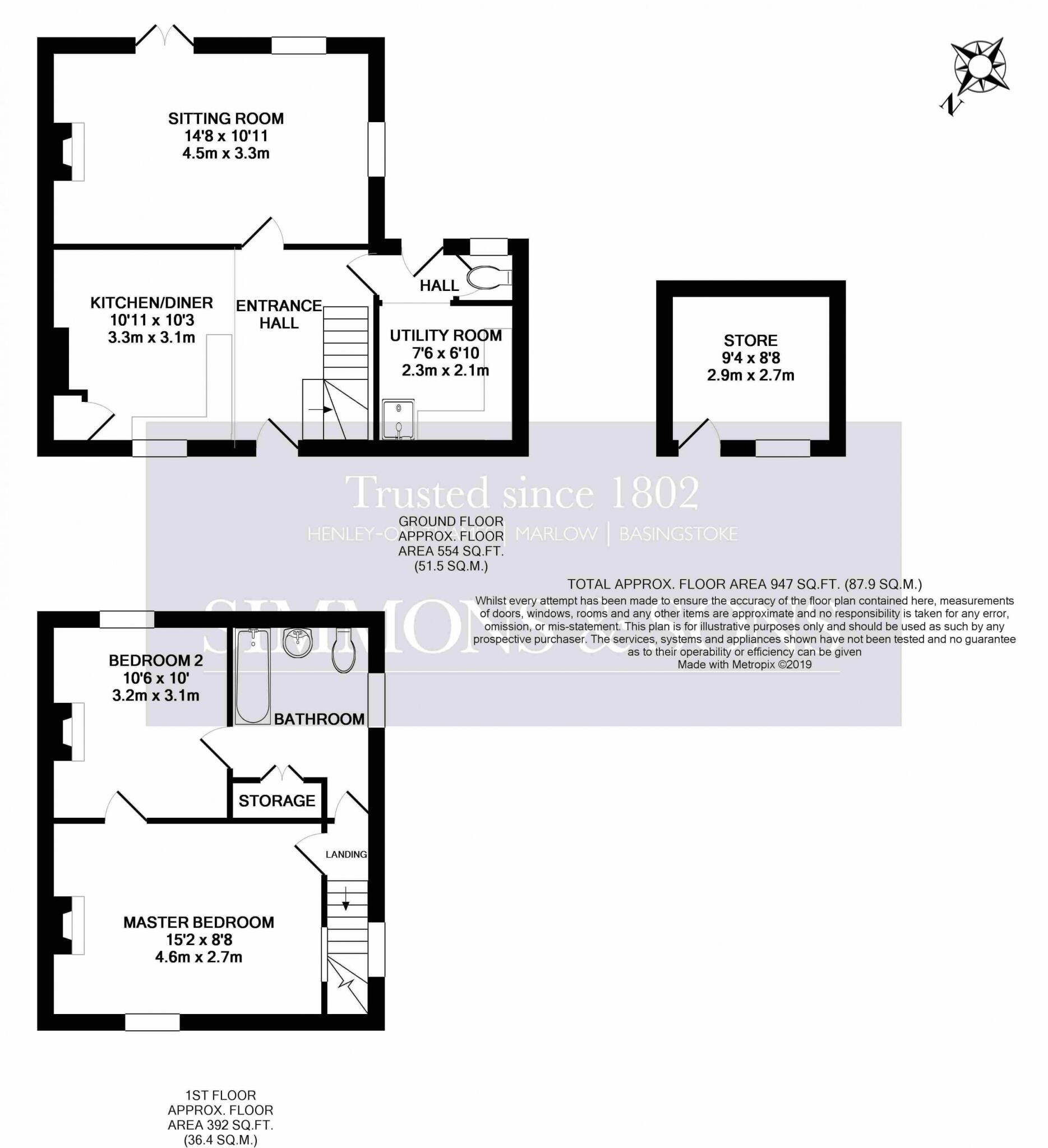 Streatley Farm Cottages, Streatley, RG8 floorplan