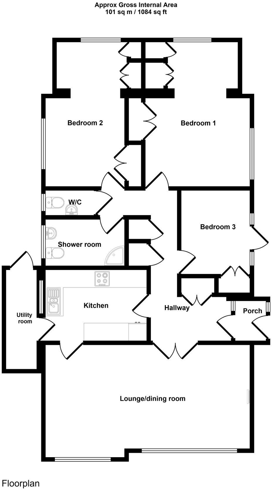 Budock Water floorplan