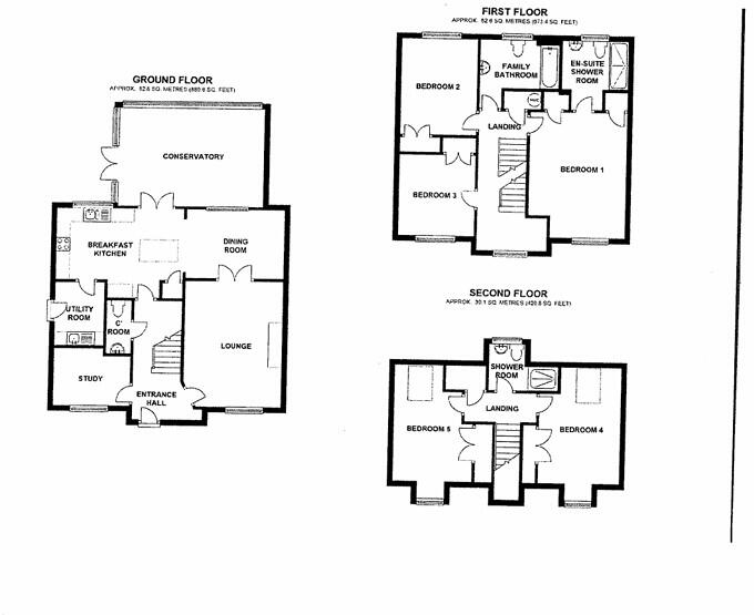 Southfields, Bourne floorplan