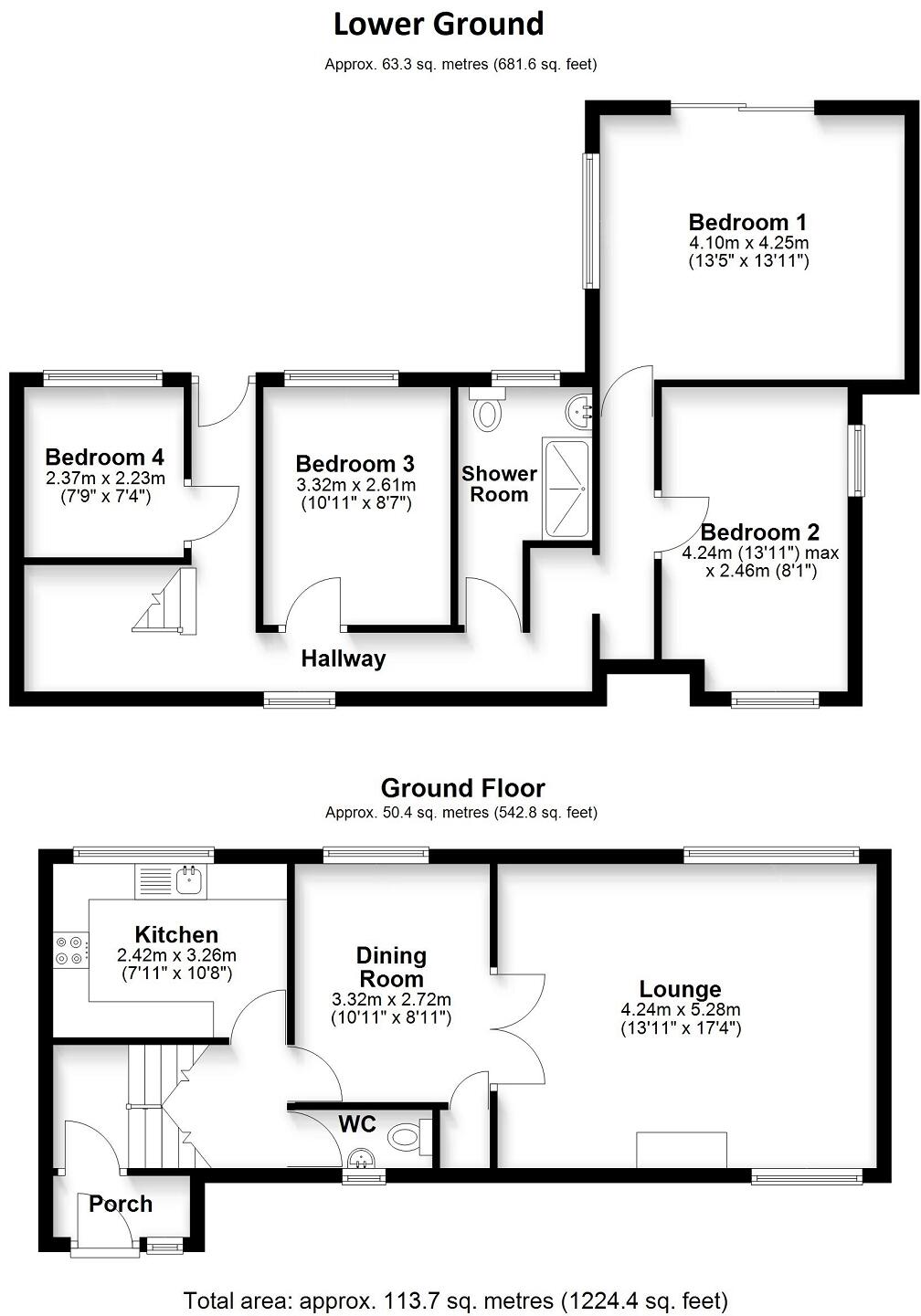 Millbrook Heights, Dinas Powys, The Vale Of Glamorgan. CF64 4JJ floorplan