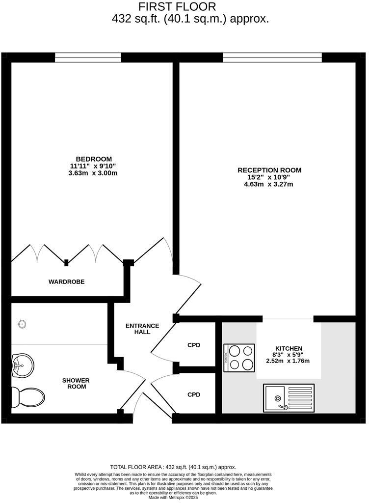 Queenswood House, Eastfield Road, Brentwood floorplan