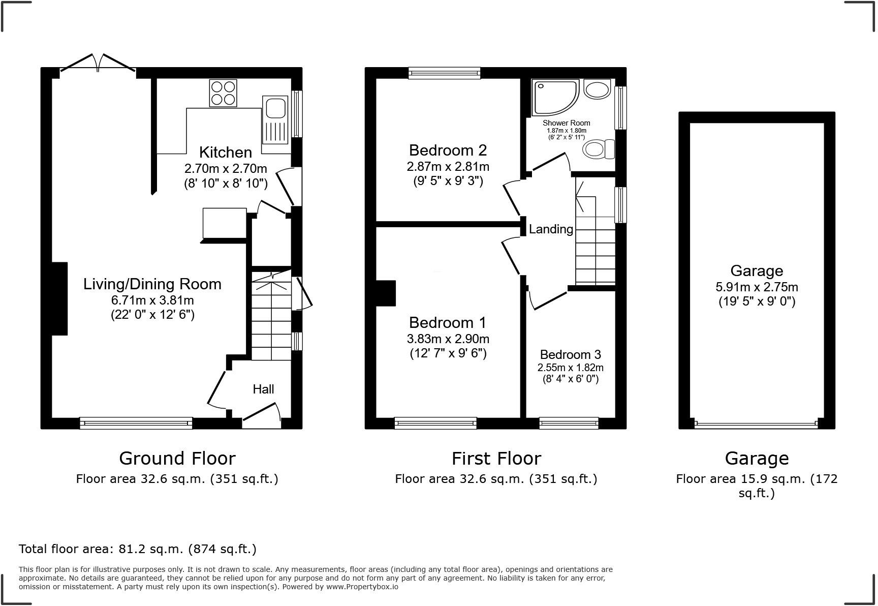 Harthill, Leeds, LS27 floorplan