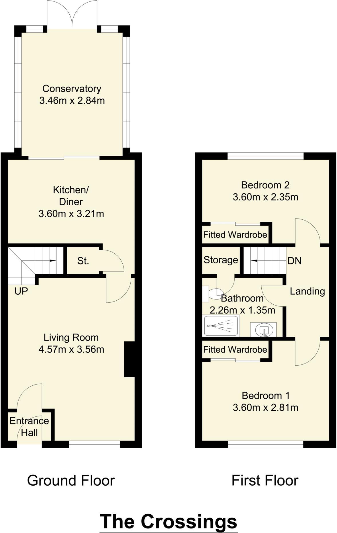 The Crossings, Birstall floorplan