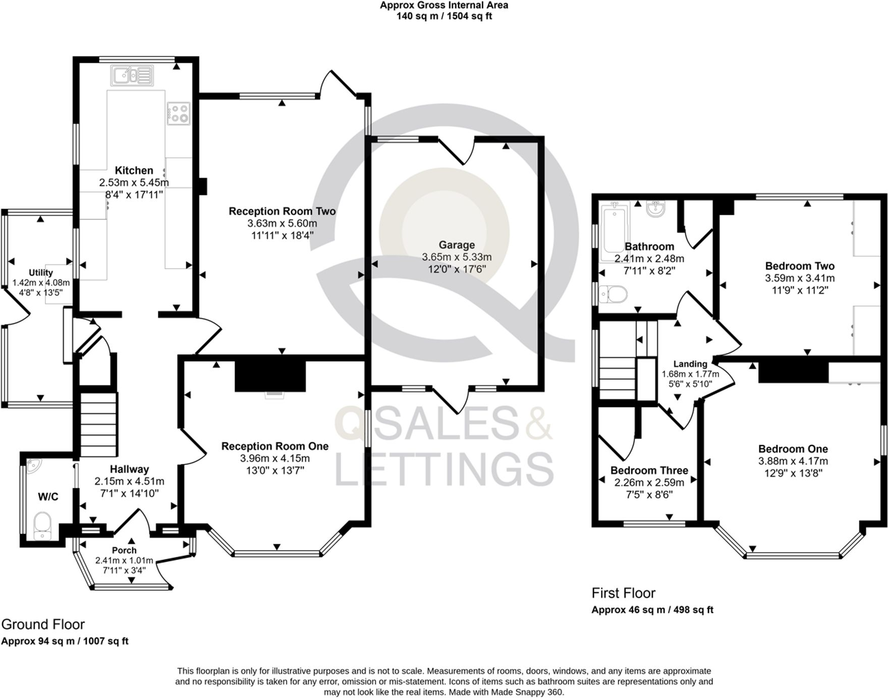 Danecourt Road, Poole, BH14 floorplan
