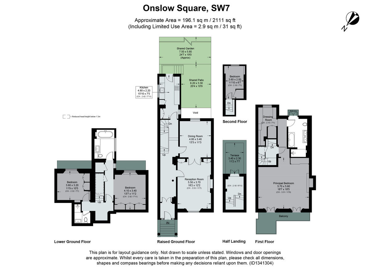 Onslow Square, London, SW7 floorplan