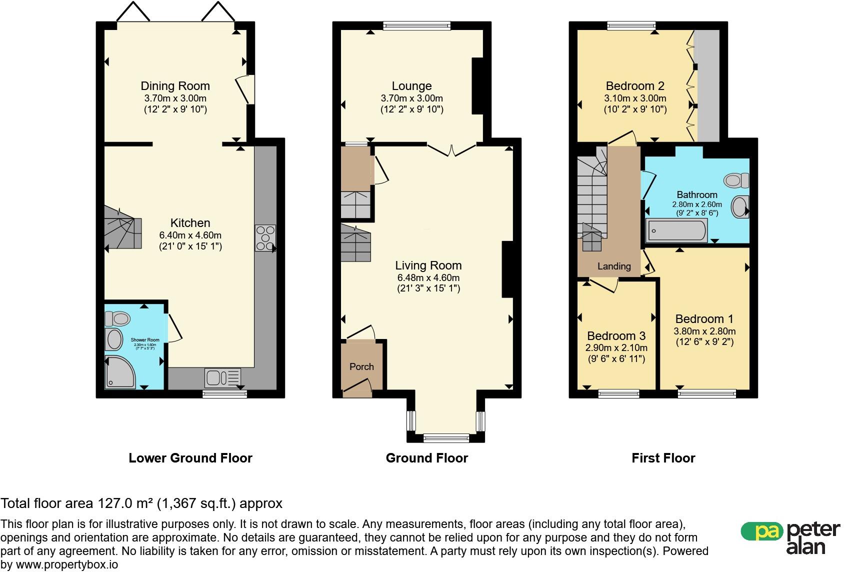 Collenna Road, Tonyrefail, Porth floorplan