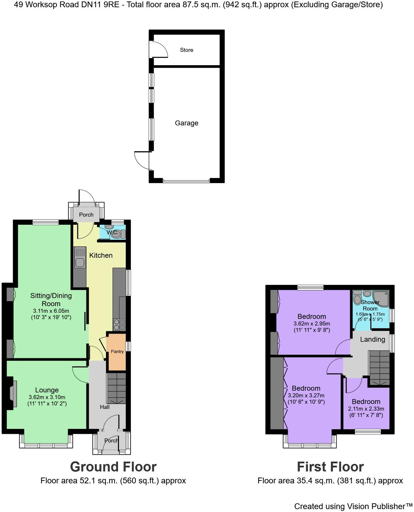 49 Worksop Road, Tickhill floorplan