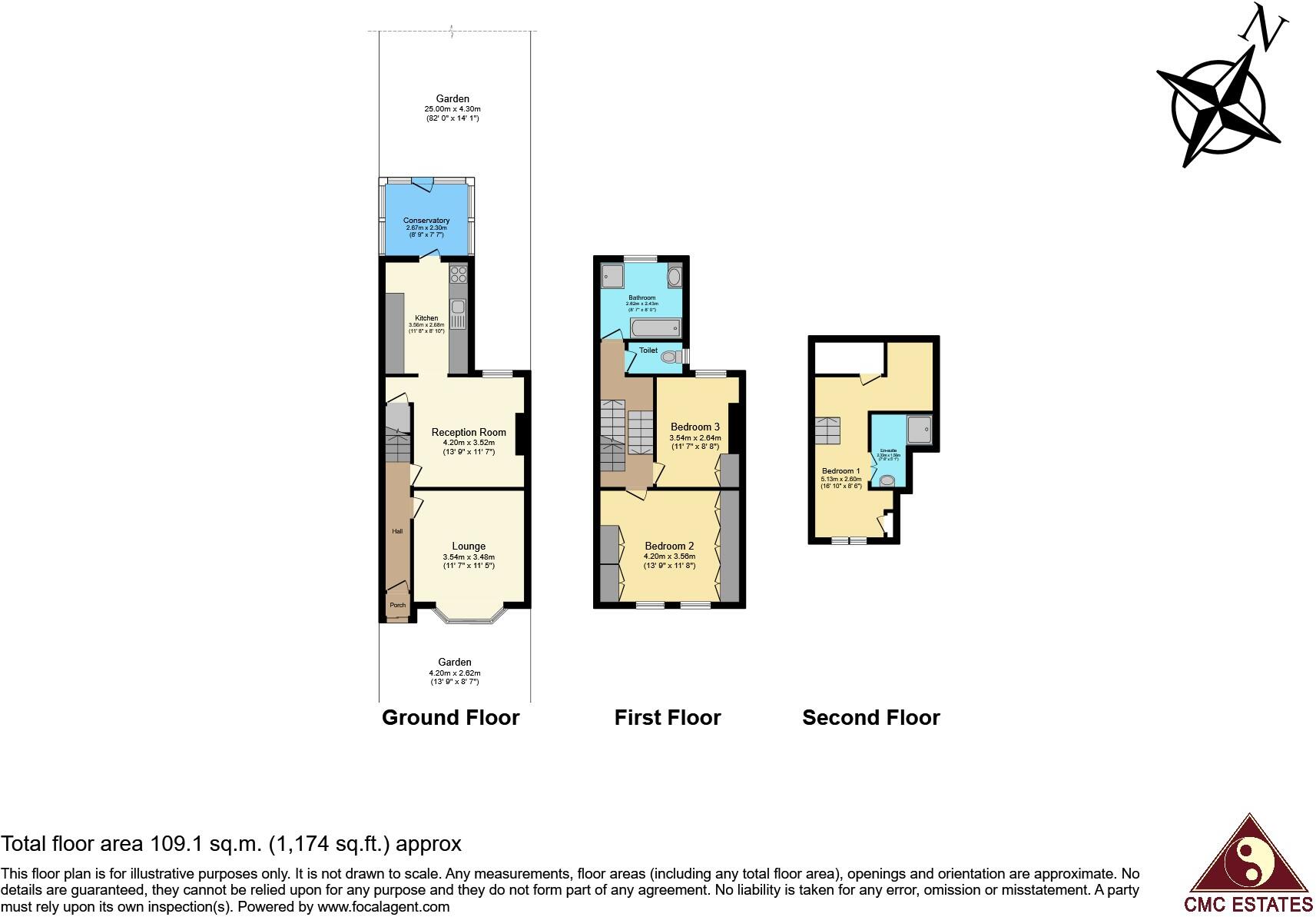 Burchell Road, Leyton, Waltham Forest floorplan