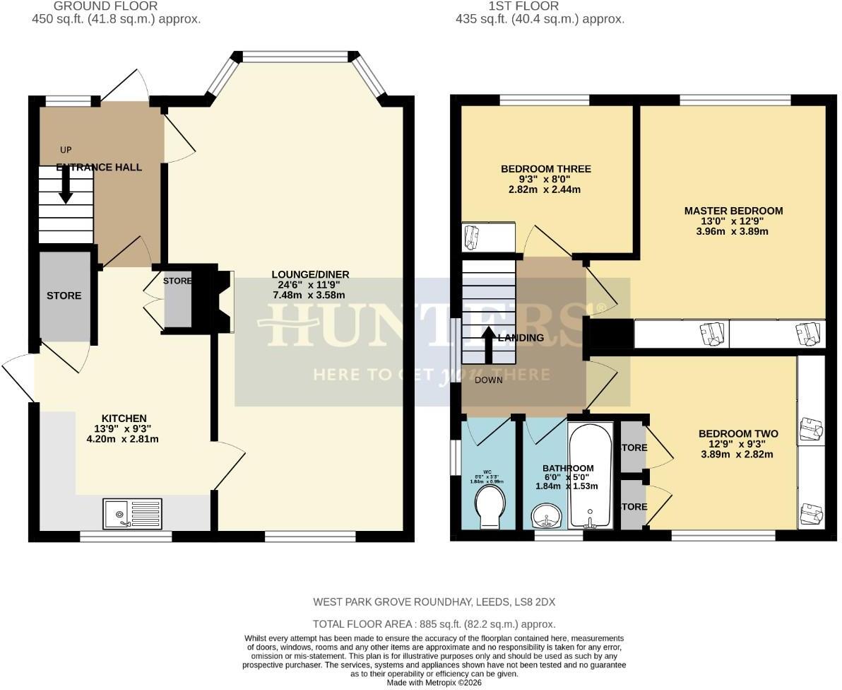 West Park Grove, Roundhay, Leeds floorplan