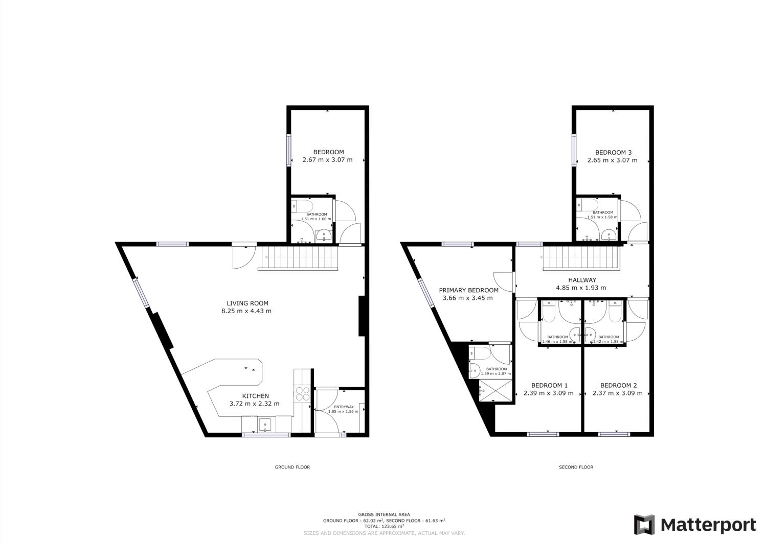 32 Kilbourn Street, Nottingham, NG3 1BS floorplan