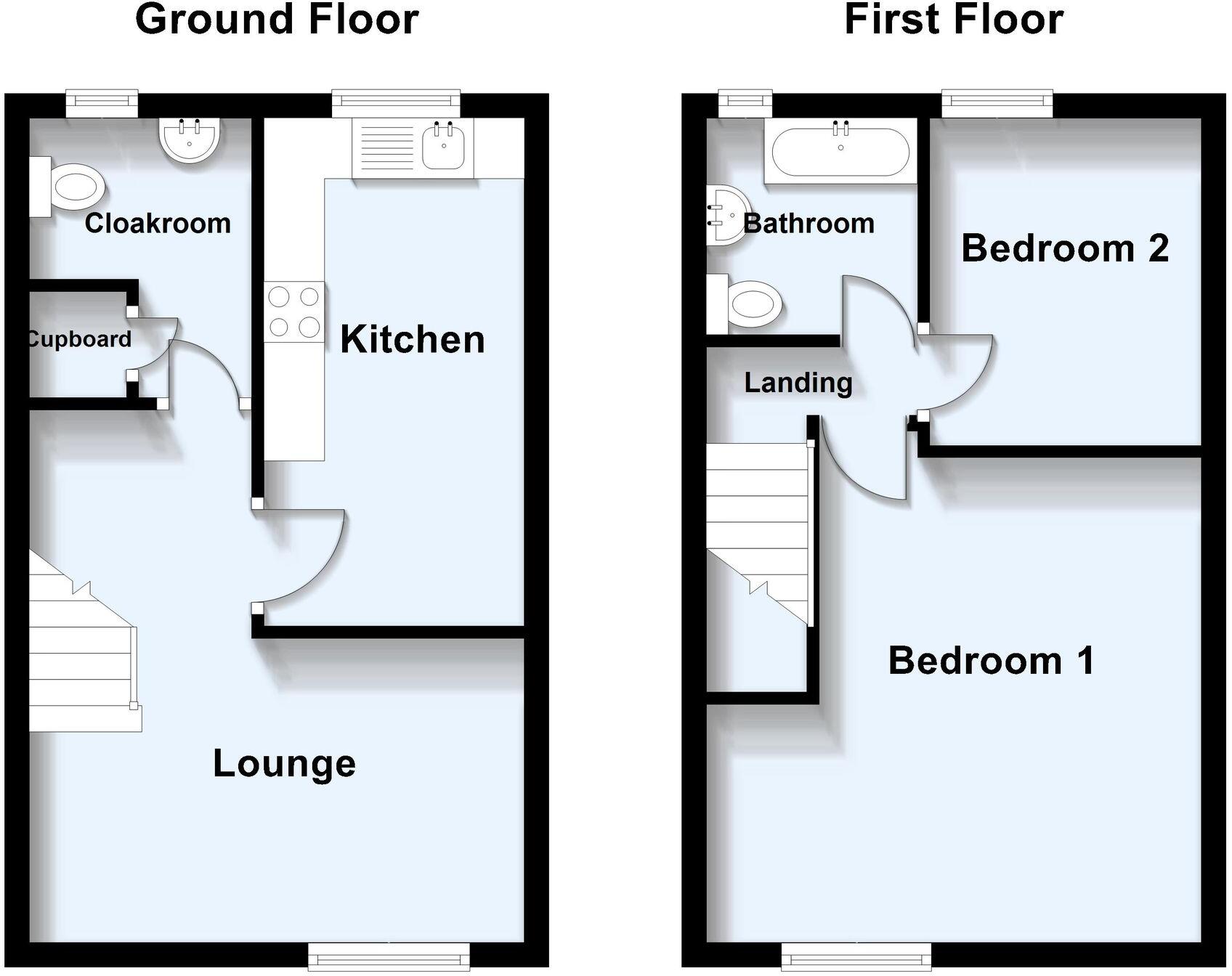 Lockwood Chase, Oxley Park, MK4 floorplan