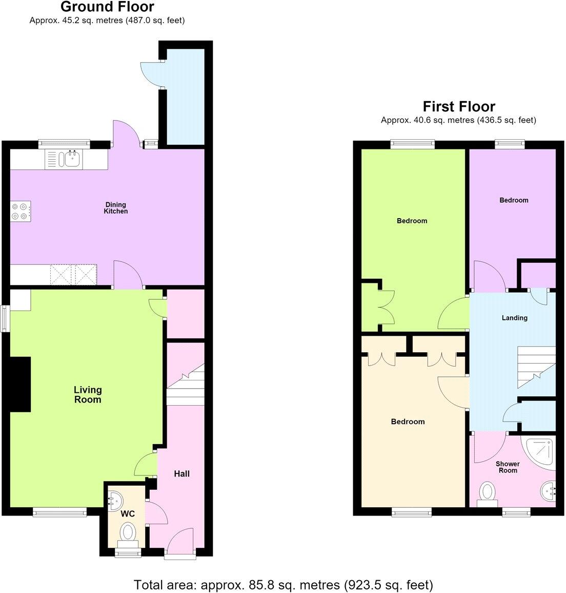 Wordsworth Close, Hexham, Northumberland, NE46 floorplan