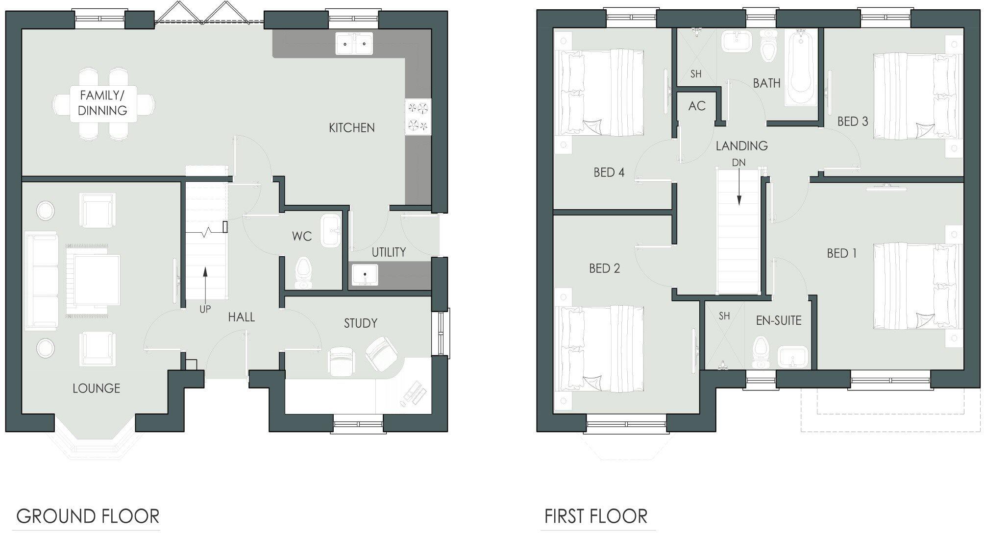 Gwladus Gardens, Raglan floorplan