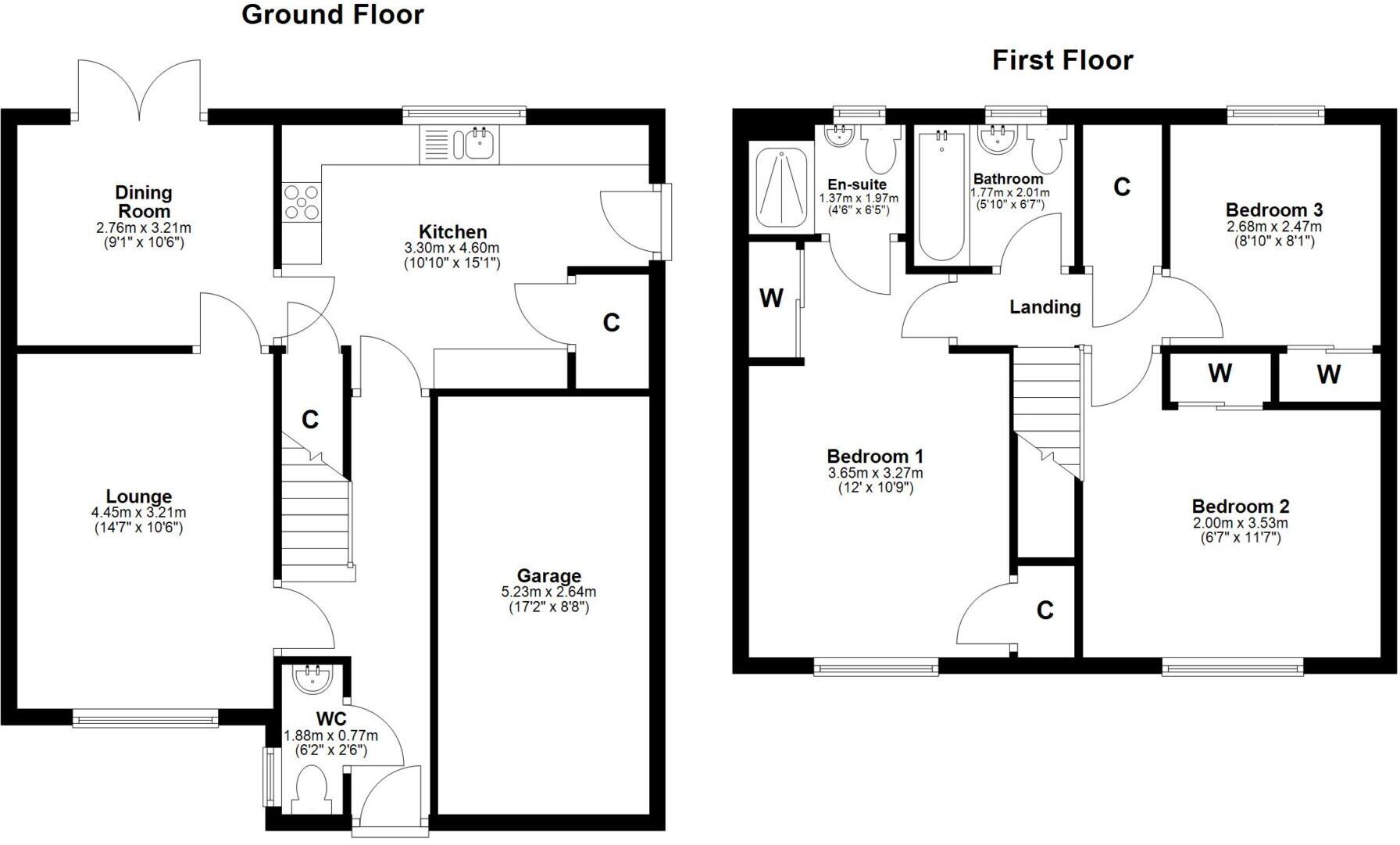 Lounsdale Avenue, Paisley floorplan