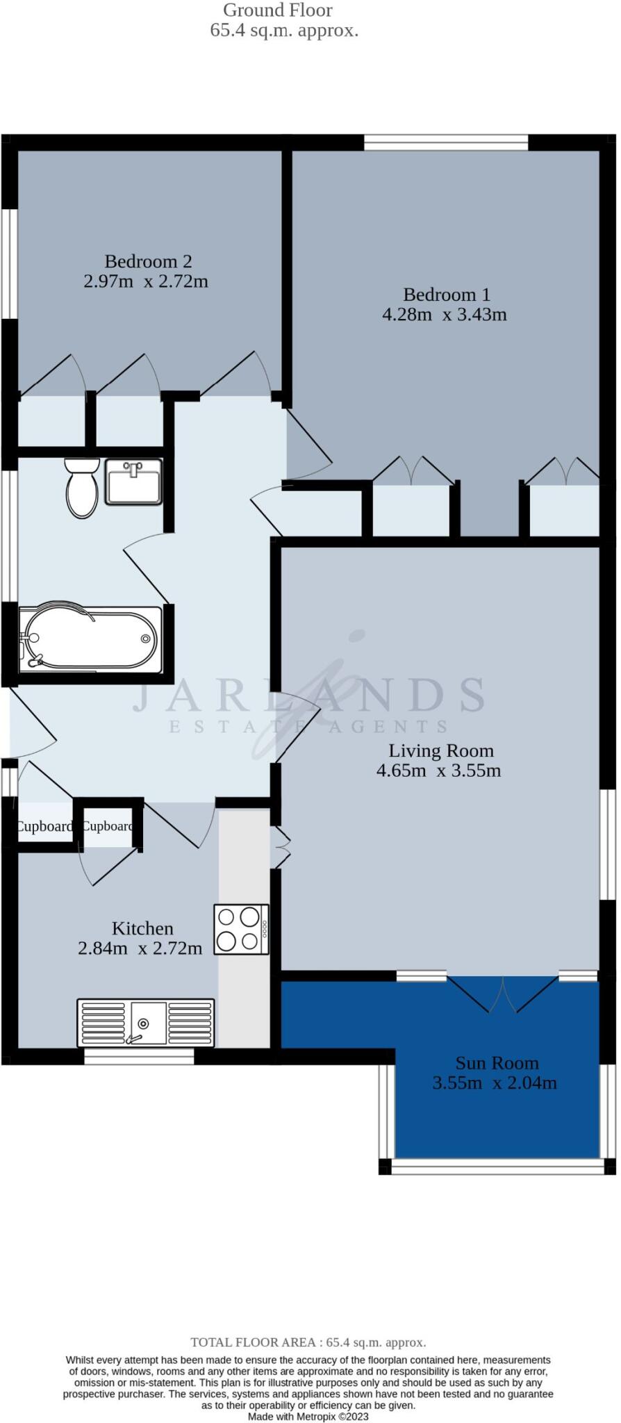 Crooked Lane, Seaford floorplan