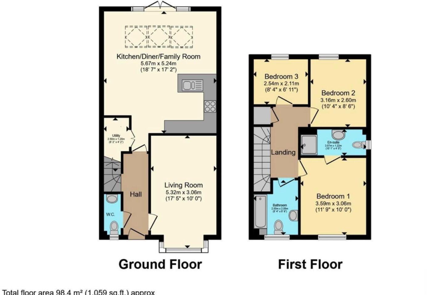 Beamshaw Way, Wakefield, West Yorkshire, WF3 4FY floorplan