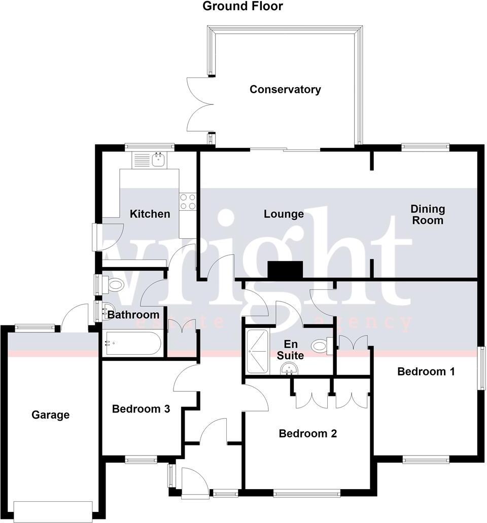 Lovely Countryside Views * Brading floorplan