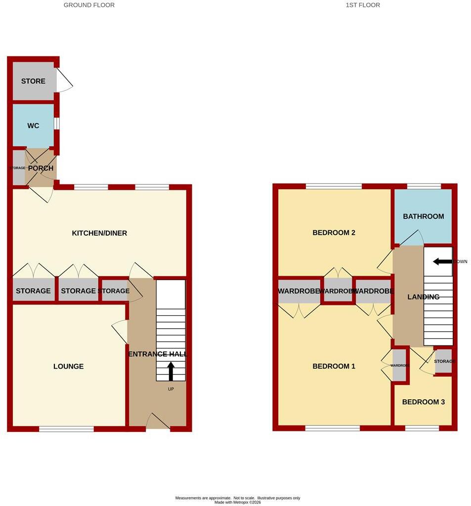 Hills View, Newent floorplan