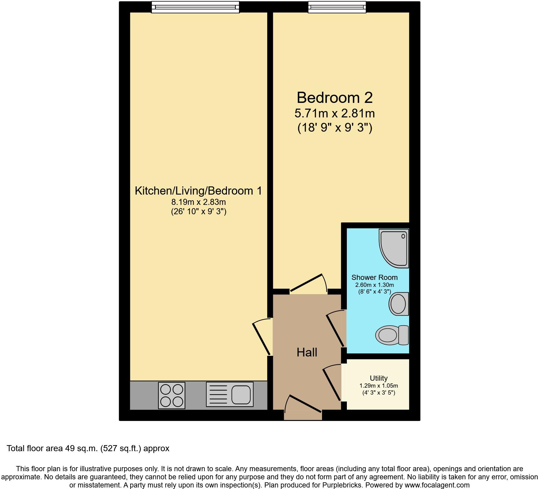 Bingley Road, Bradford, BD9 floorplan