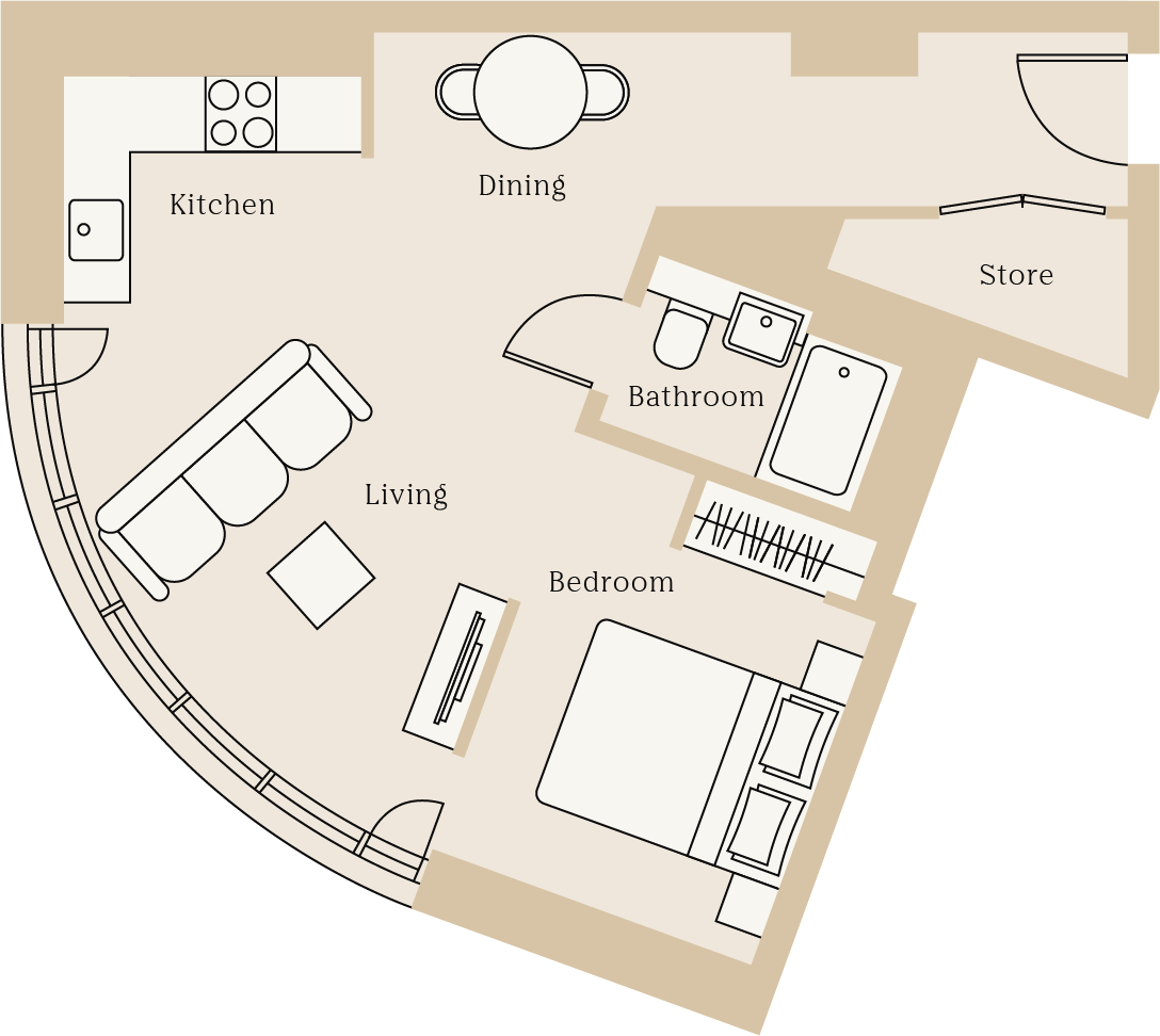 608 Wood Street House, Wood Street, Cathays, Cardiff floorplan