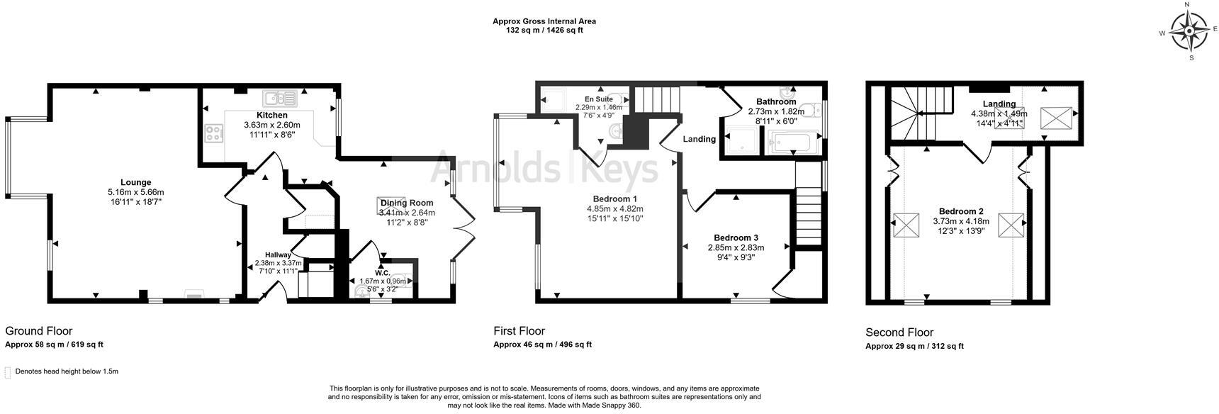 Thurst Road, Overstrand floorplan