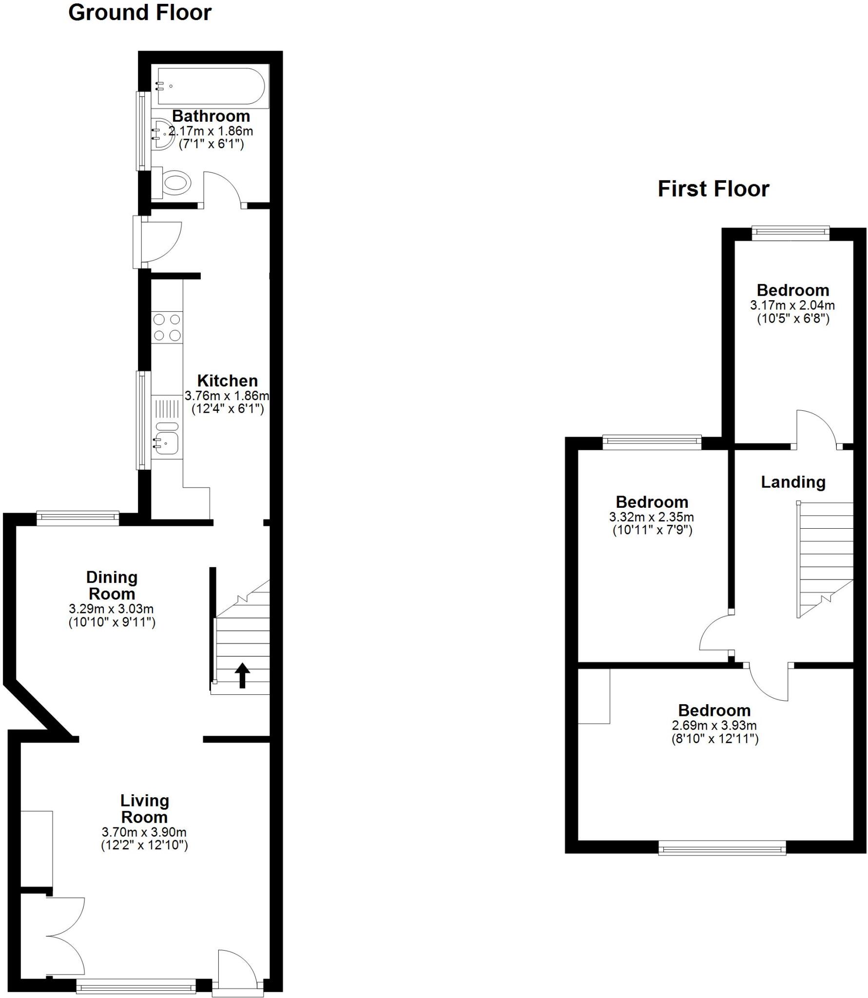 East Parade, Bishop Auckland, Durham, DL14 floorplan