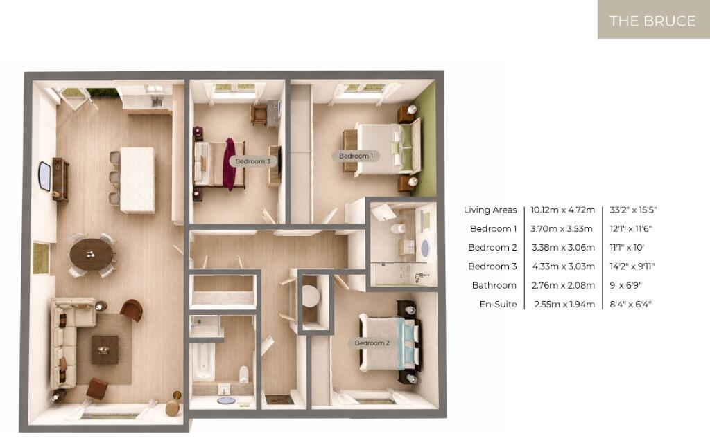 1-5 Linen Lea,  Leburn Square, Auchtermuchty, Fife, KY14 floorplan