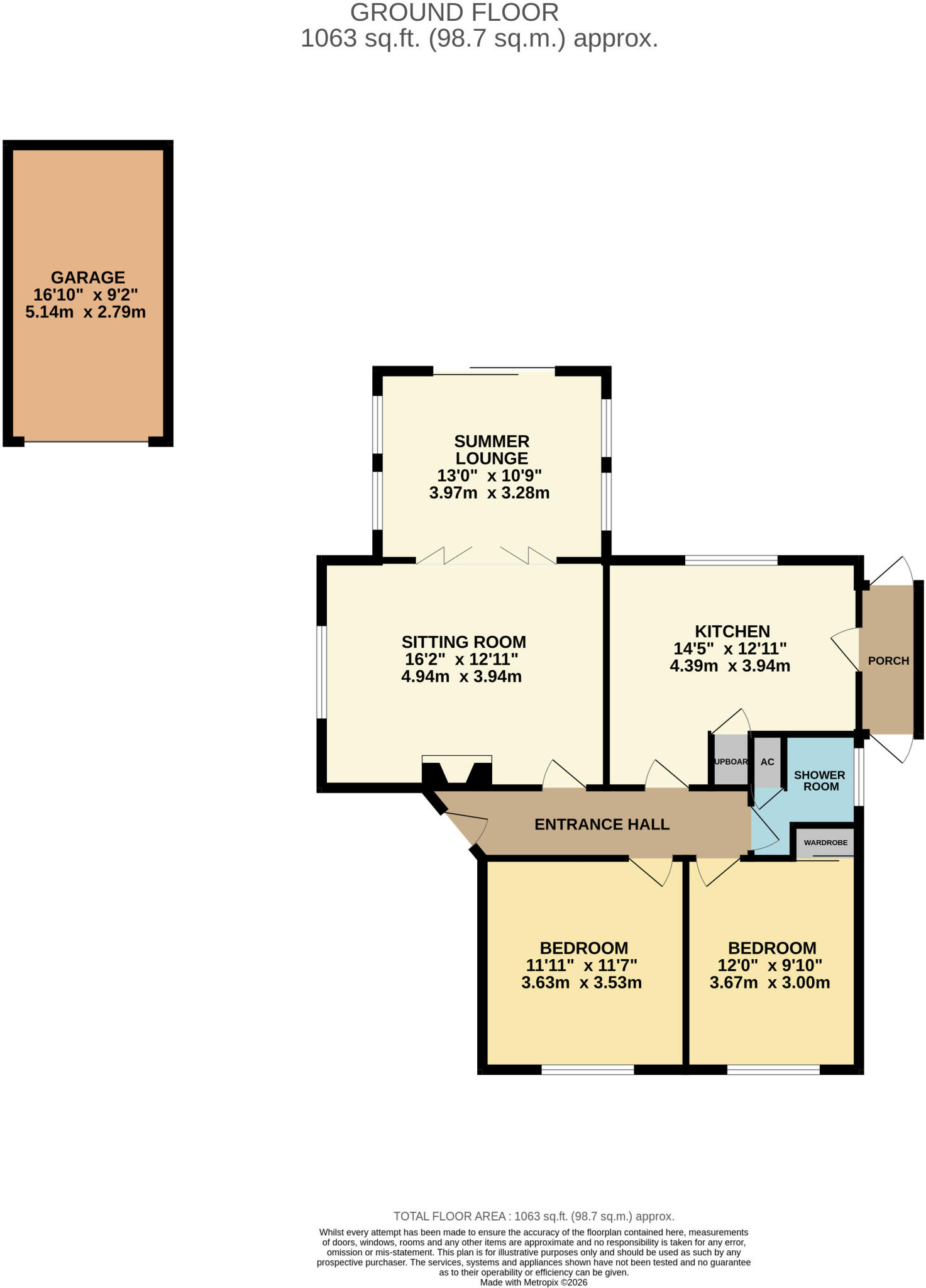 Broadgate Lane, Deeping St James, PE6 floorplan