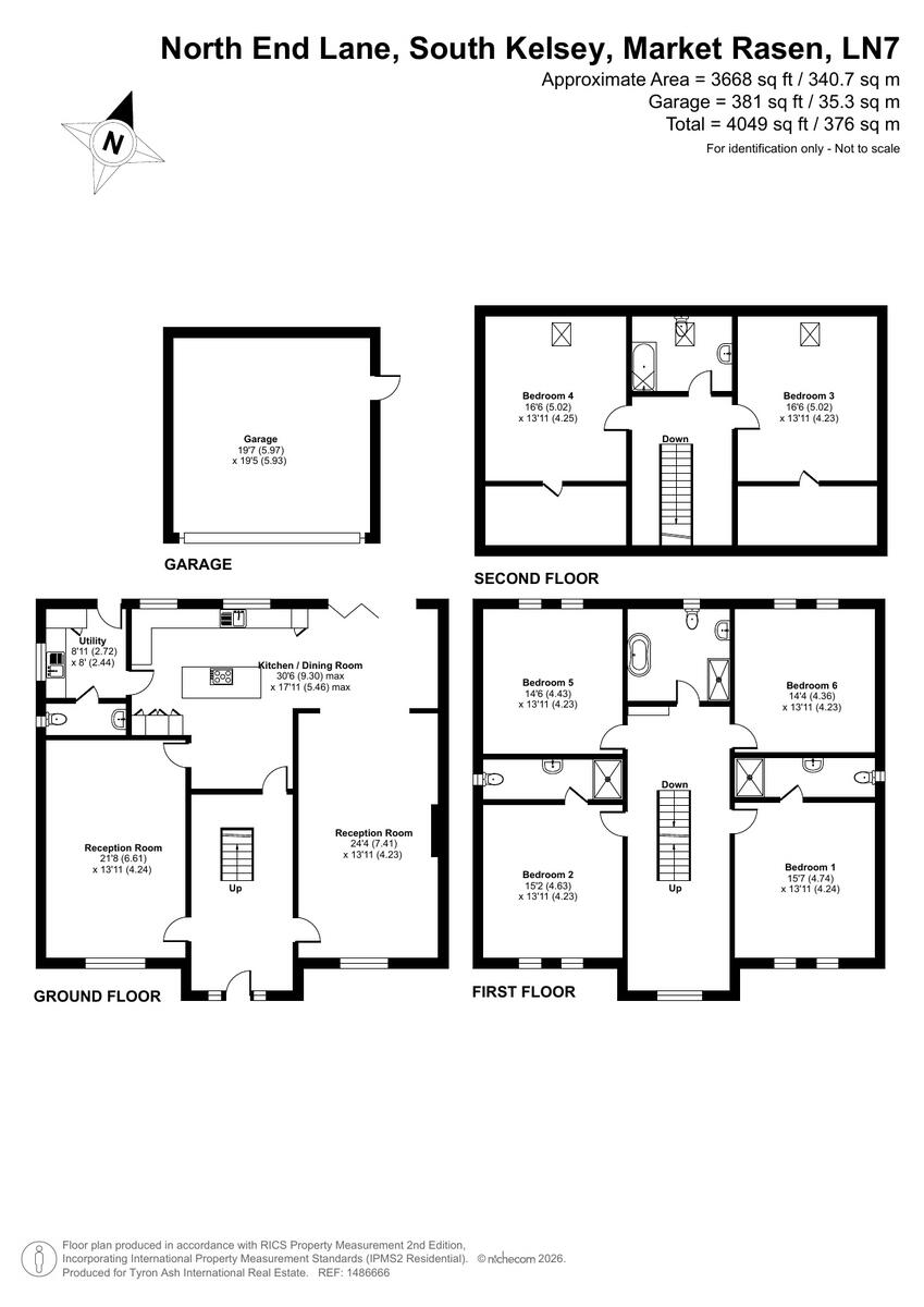 North End Lane, Market Rasen, LN7 floorplan