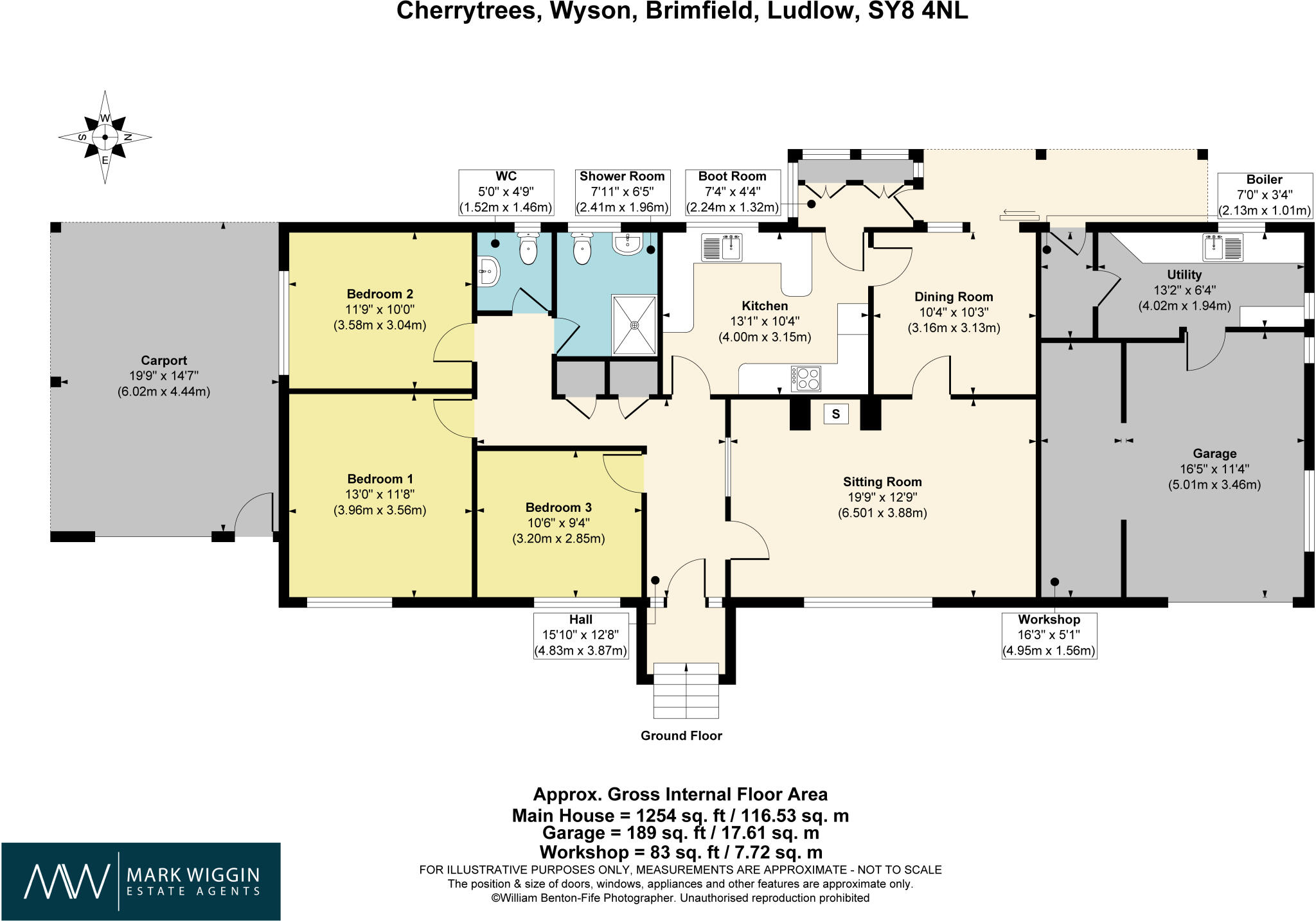 Wyson, Brimfield, Ludlow, Herefordshire, SY8 floorplan