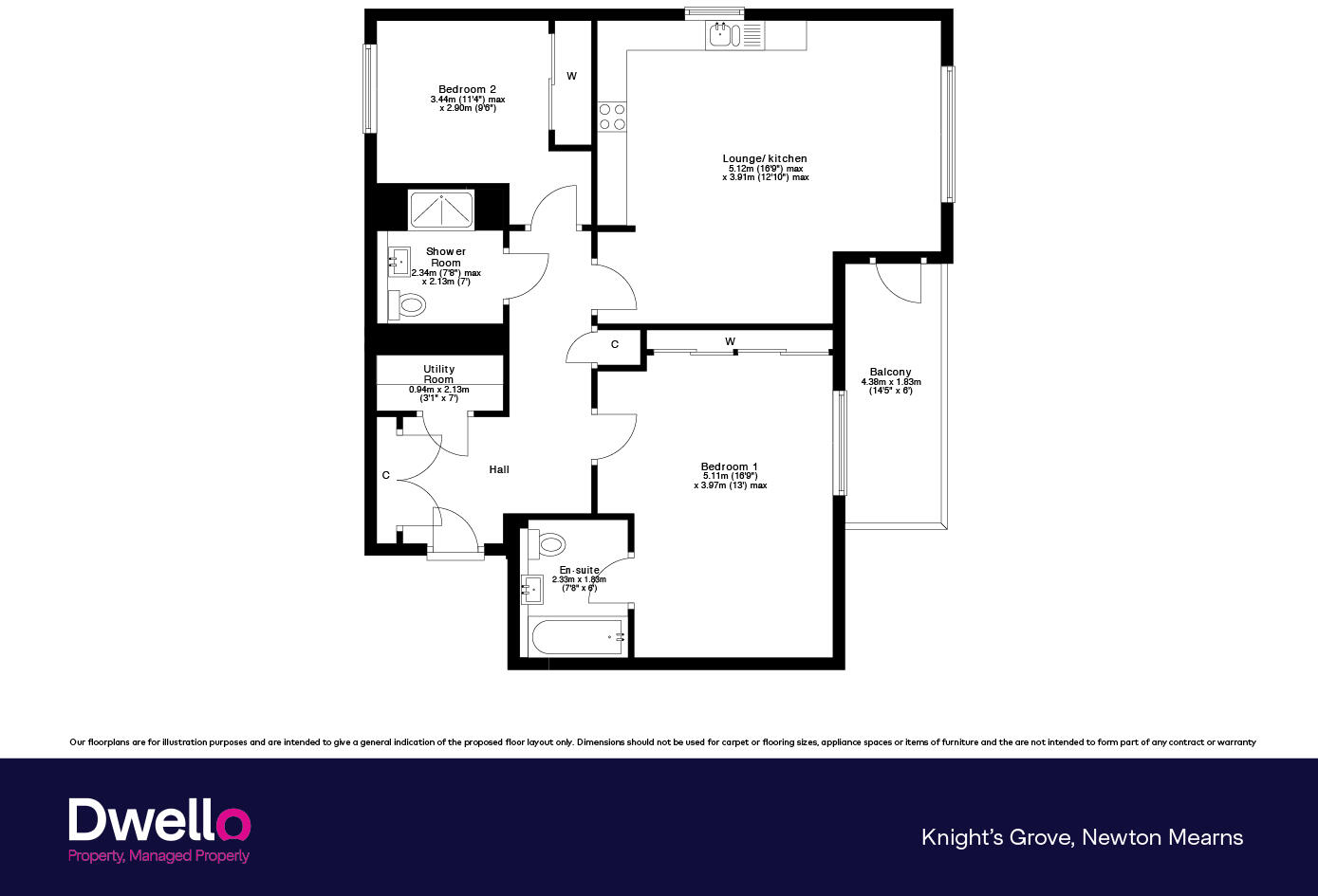 Knights Grove, Newton Mearns, East Renfrewshire, G77 floorplan