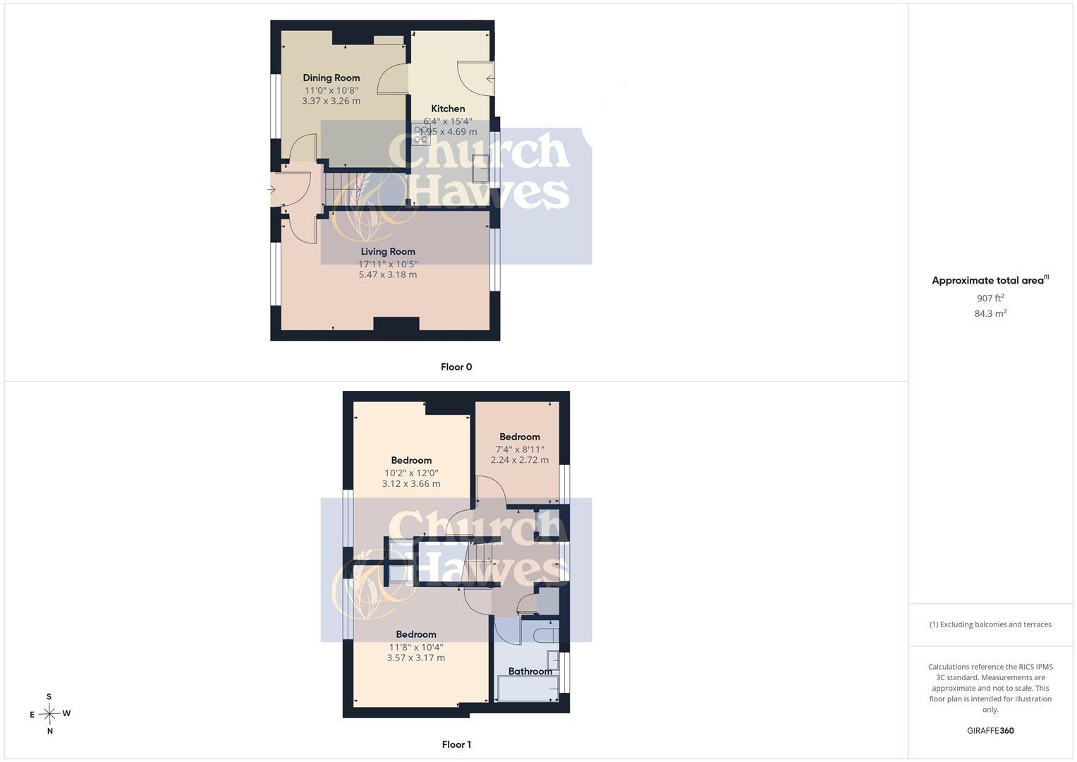 Hall Lane, Samdon floorplan