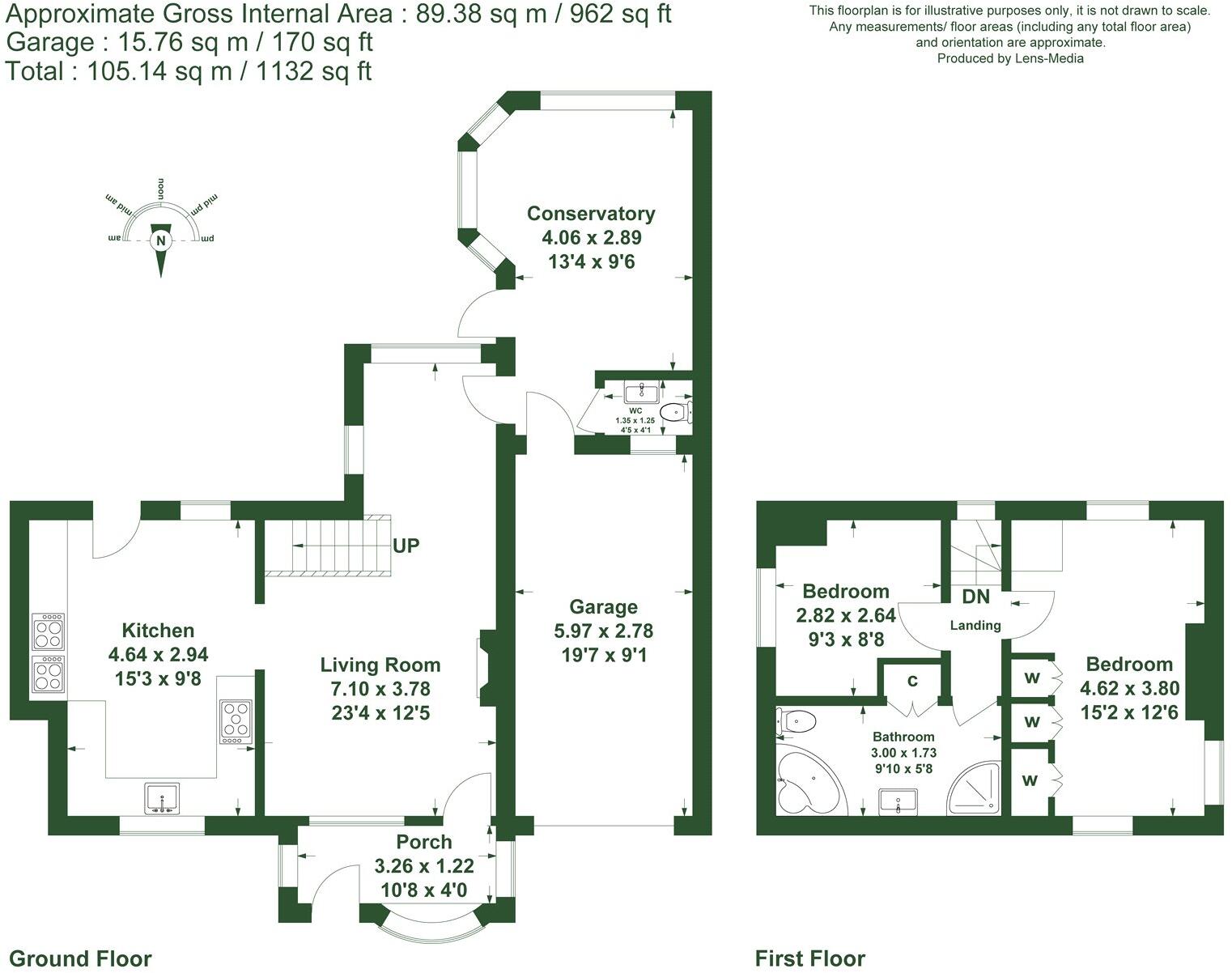Bryning Lane, Wrea Green, Preston, Lancashire floorplan