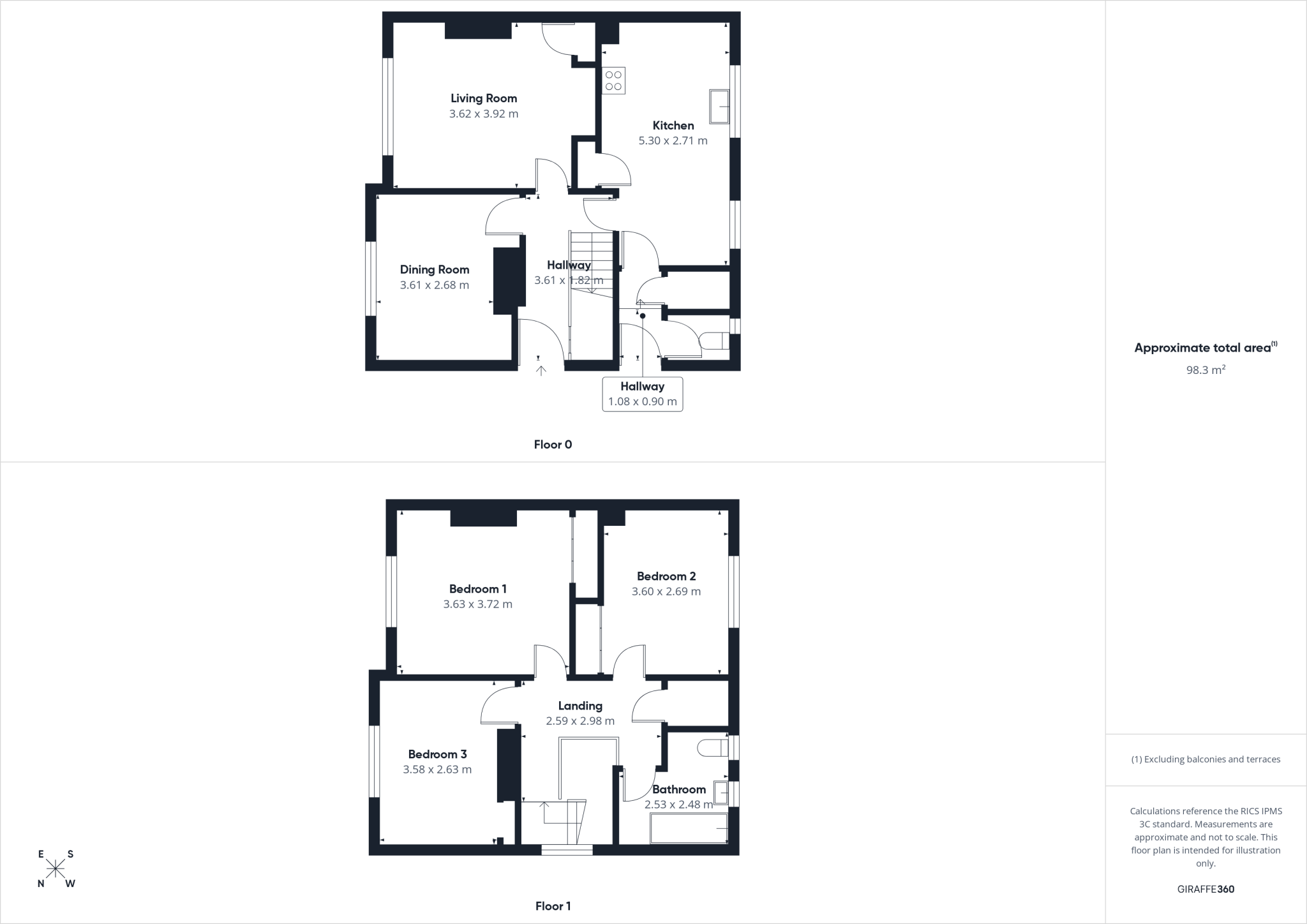 Rydal Avenue, Maryport, Cumbria, CA15 floorplan