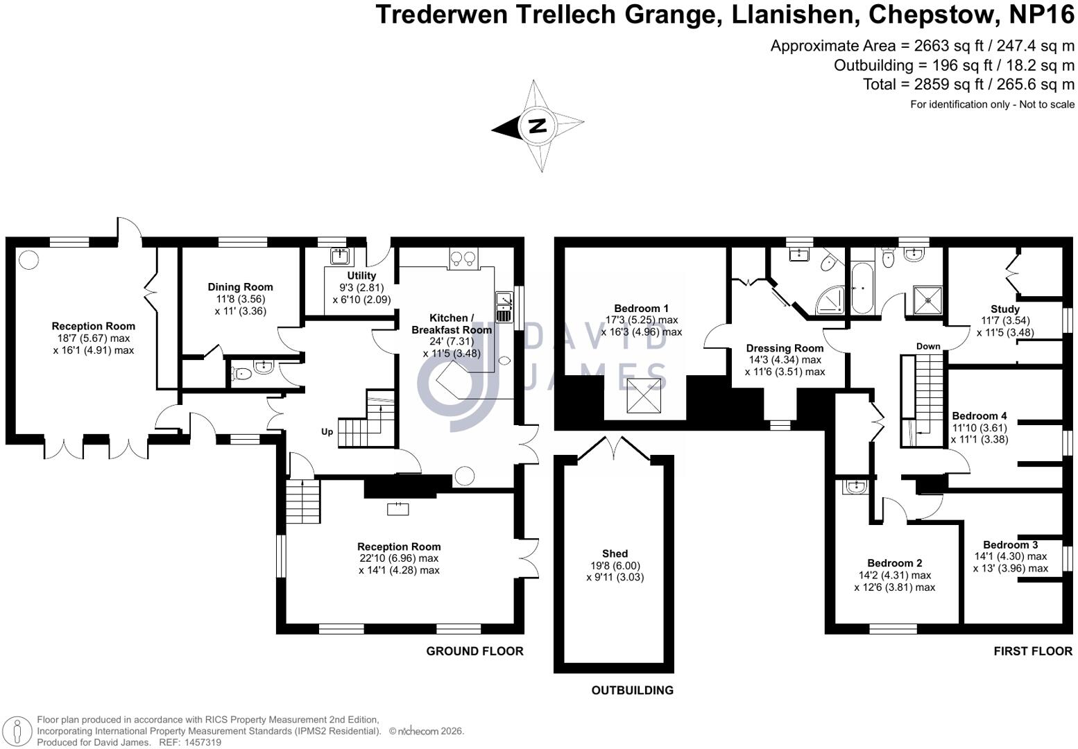 Trellech Grange, Llanishen, Chepstow, Monmouthshire, NP16 floorplan